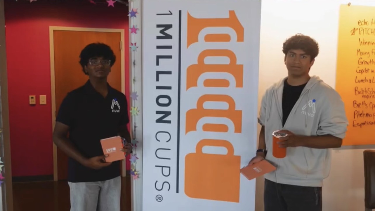Nuvo presenting at 1 Million Cups Durham
