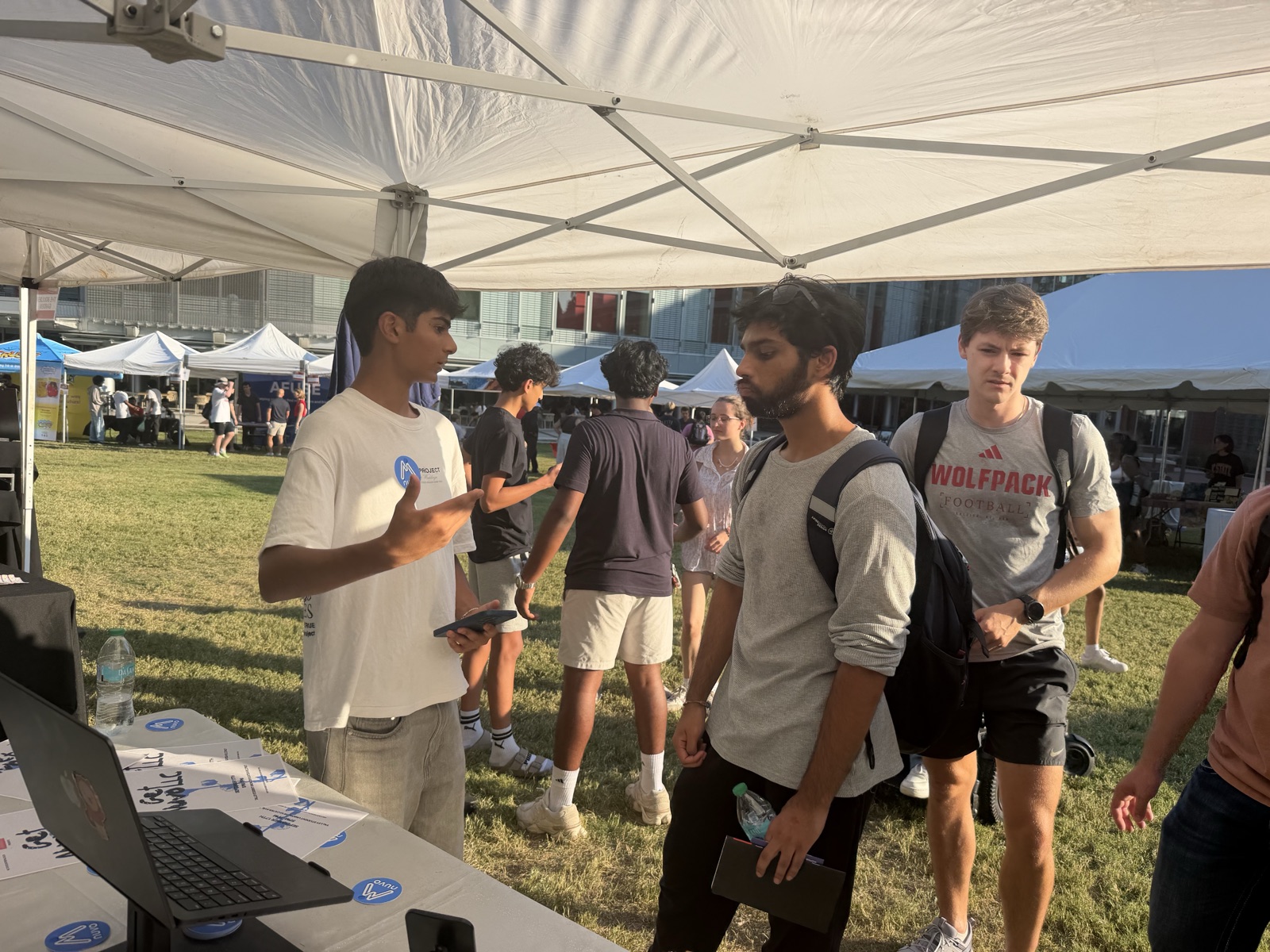 Nuvo team presenting at NC State Entrepalooza