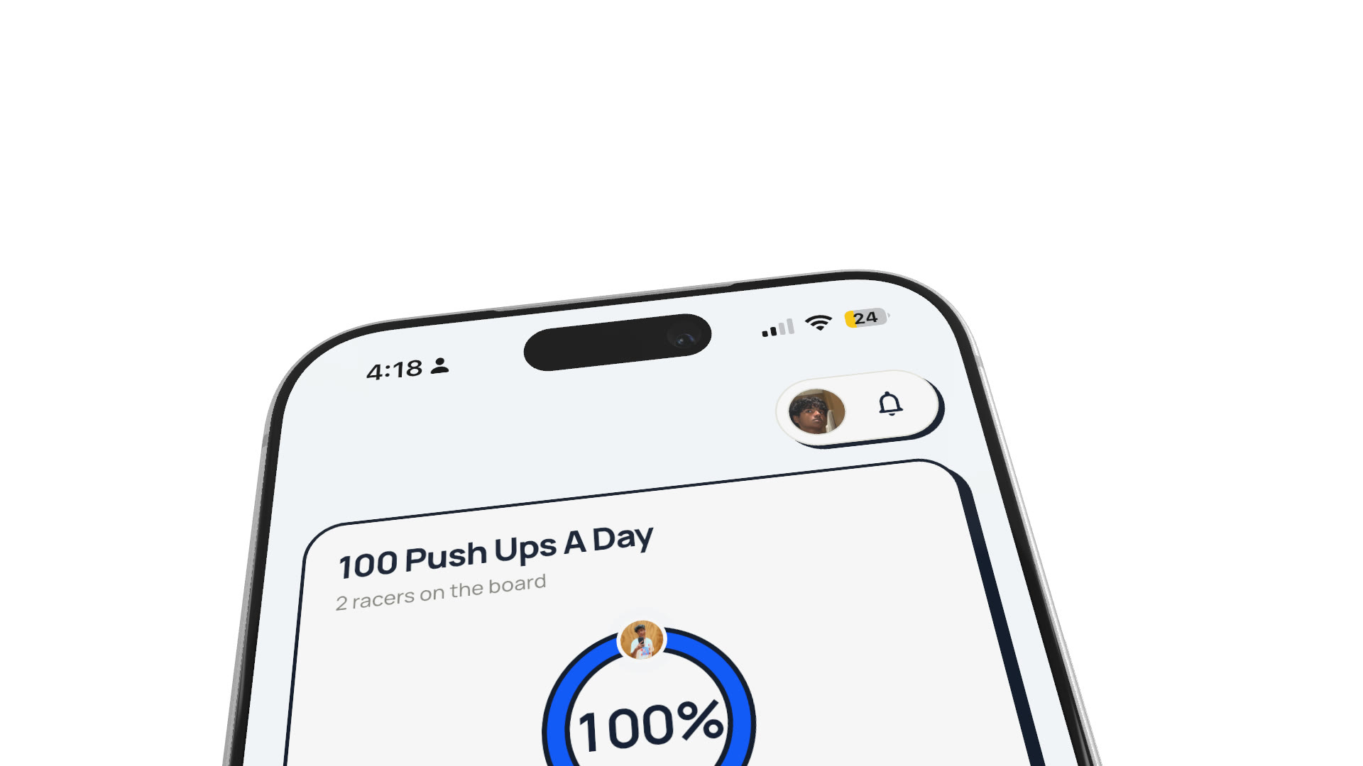 Nuvo app preview on a phone